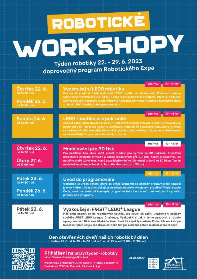 Robotické workshopy 